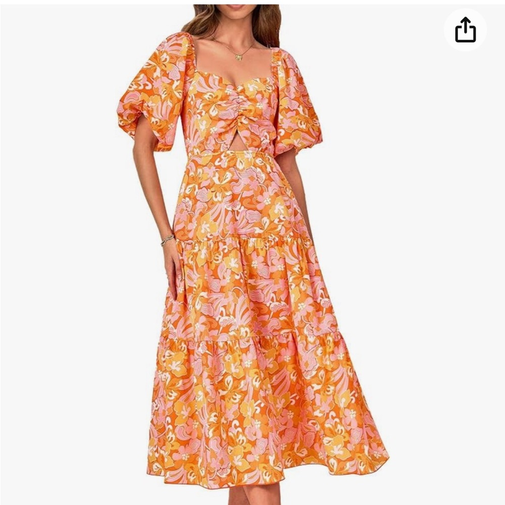 Amazon BTFBM Summer Maxi Dress | Multi Color | Size XL